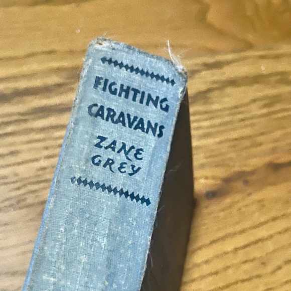 Vintage 1929 Fighting Caravans by Zane Grey first edition hard cover book - Picture 7 of 9